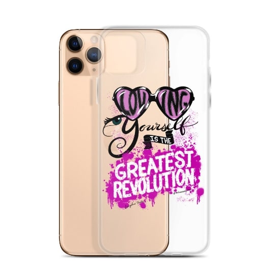 Someplace Images merch, Loving Yourself phone case